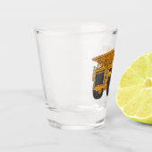 Verre A Shot Illustration d'un camion à grande échelle (Gauche)