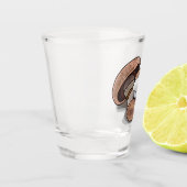Verre A Shot Illustration d'un champignon (Gauche)