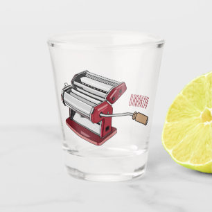 Verre A Shot Illustration d'un fabricant de pâtes alimentaires