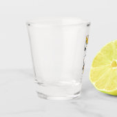 Verre A Shot Illustration d'un oiseau de cokatoscope à crête de (Gauche)