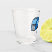 Verre A Shot Illustration d'un train électrique (Gauche)