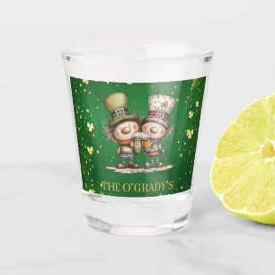 Verre A Shot Illustration festive de la fête de la Saint-Patric