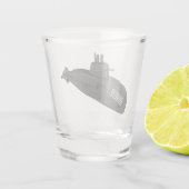 Verre A Shot Illustration sous-marine (Dos)