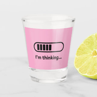 Verre A Shot I'm Thinking... Loading Progress Bar Pink Minimali