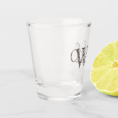 Verre A Shot Impression d'animal léopard sauvage (Gauche)