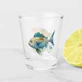 Verre A Shot Impression hawaïenne (Devant)