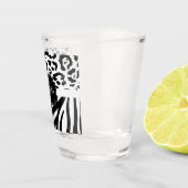 Verre A Shot Impression Lepard / Impression Zebra (Droite)