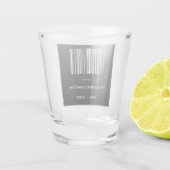 Verre A Shot In Love Memory - Personnaliser / Nom de la photo D (Dos)