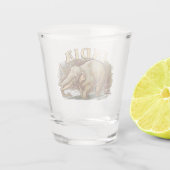 Verre A Shot Inde Faune - Eléphant Indien (Dos)