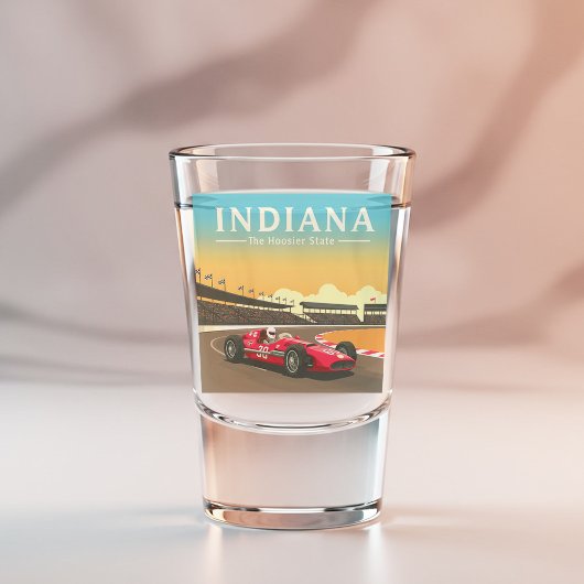 Verre A Shot Indiana vintage