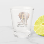 Verre A Shot Indicateur aux cheveux courts allemand Kurzhaar (Dos)