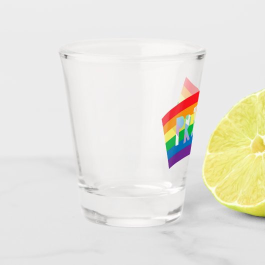 Verre A Shot Indicateur Rainbow de Pride (Gauche)