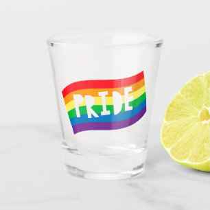 Verre A Shot Indicateur Rainbow de Pride