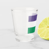 Verre A Shot Indicateur Suffragette (Gauche)