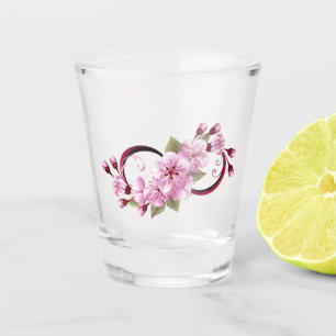 Verre A Shot Infinité avec les fleurs Sakura