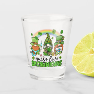 Verre A Shot Infirmière Love Shenanigans St. Patrick's