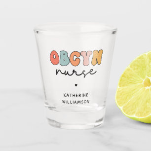 Verre A Shot Infirmière Retro OBGYN personnalisée