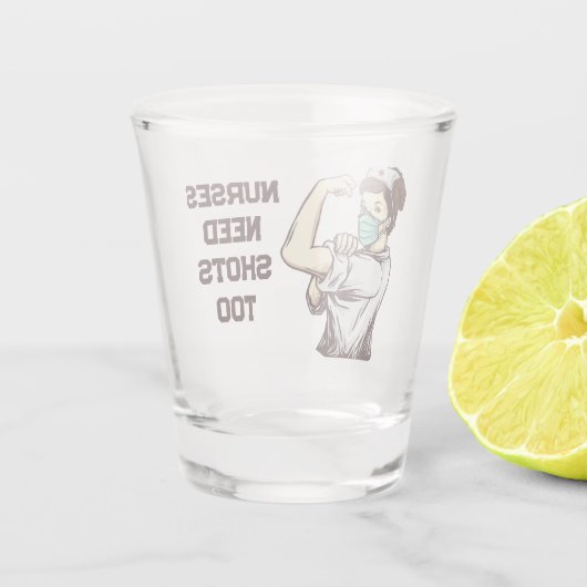 Verre A Shot Infirmières (Dos)