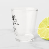 Verre A Shot Initiales du garçon d'honneur (Droite)