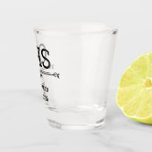 Verre A Shot Initiales du témoin (Droite)