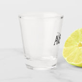Verre A Shot Initiales personnalisées (Gauche)