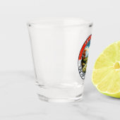 Verre A Shot Insigne d'art de voyage de l'Arkansas (Gauche)