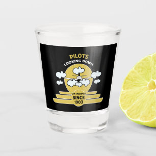 Verre A Shot instructeur de vol Flying School Diplômé Pro