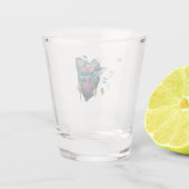 Verre A Shot Invitation tropicale (Dos)
