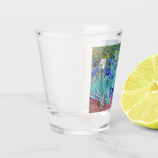 Verre A Shot Irises Vincent van Gogh (Gauche)