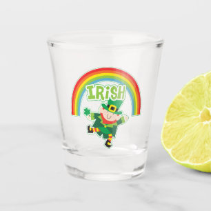 Verre A Shot Irlandais Rainbow Leprechaun