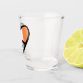 Verre A Shot Irlande Pays Code Drapeau Coeur, IRL (Droite)