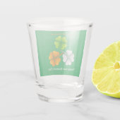 Verre A Shot Irlande Un Shamrock toujours chanceux (Dos)