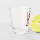 Verre A Shot Ironique Nous Sommes Ensemble En Restant Éloignés (Gauche)