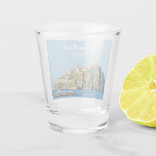 Verre A Shot Ischia Castello Aragonese Souvenir (Dos)