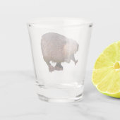 Verre A Shot Isolé du castor nord-américain (Dos)