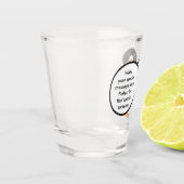 Verre A Shot Italian Talking Ms Penguin Personalized  (Gauche)