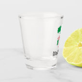 Verre A Shot Italie Carte du drapeau italien (Gauche)