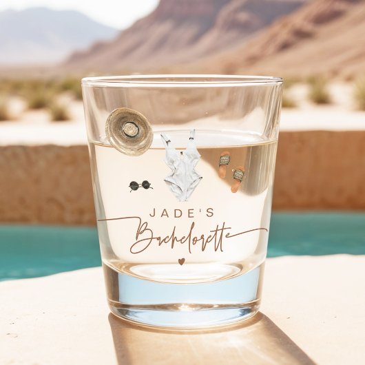 Verre A Shot JADE Boho Desert Cactus Scottsdale Avant le Voile