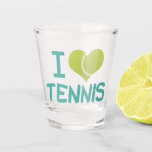 Verre A Shot J'adore le tennis
