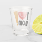 Verre A Shot J'adore maman (Dos)