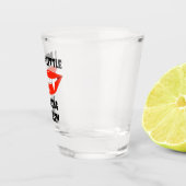 Verre A Shot J'Ai Un Petit Problème De Boisson Vampire Fangs (Droite)