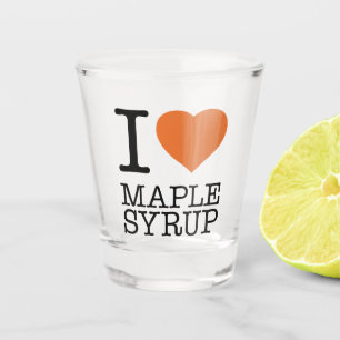VERRE A SHOT J'AIME LE SIROP D'ÉRABLE