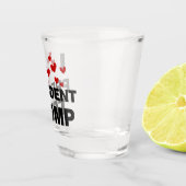 Verre A Shot J'aime les coeurs du président Trump (Droite)