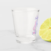 Verre A Shot J'Aime Les Unicornes Cute Custom Unicorn (Gauche)