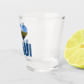 Verre A Shot J'Aime Maui Hawaii Vacances Hawaiiennes mignonnes (Droite)
