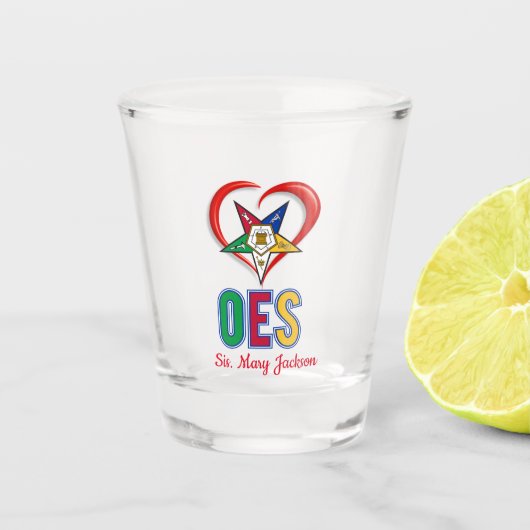 Verre A Shot J'aime OES (Devant)
