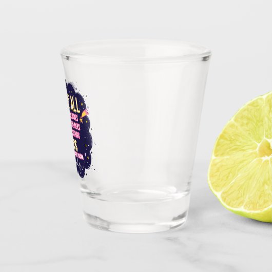 Verre A Shot J'Aime Toutes Les Créatures Mythiques, Vampires, W (Droite)