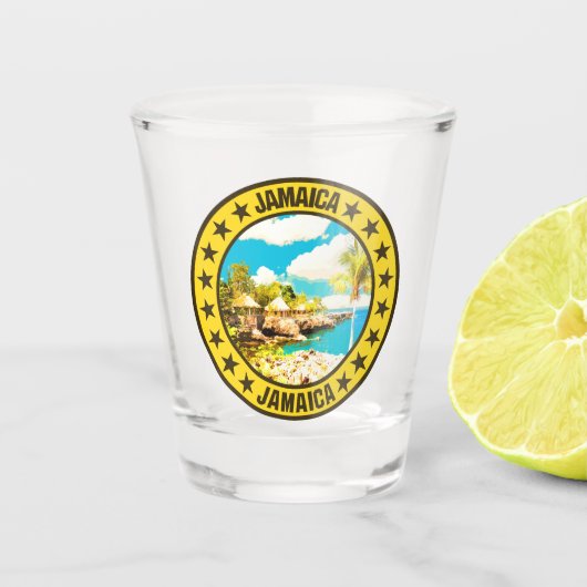 Verre A Shot Jamaïque (Devant)