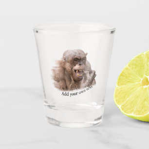 Verre A Shot Jambo The Hairless Chimp (modifier votre propre te