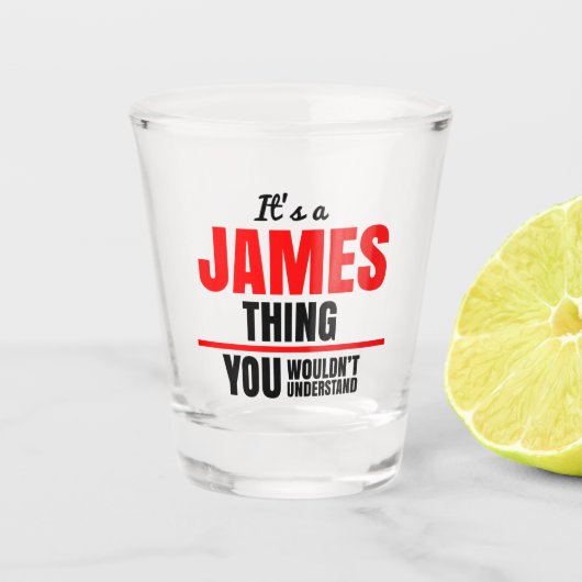 Verre A Shot James ce que tu ne comprendrais pas (Devant)